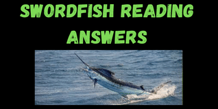 Swordfish Reading Answers